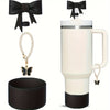 10mm Straw Cap with Dust Plug and Bow Lanyard – Leakproof Bottle Accessories

