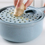 8-in-1 Vegetable Slicer & Grater Set Mandoline Slicer with Peeler, Onion Chopper, Strainer & Kitchen Accessories