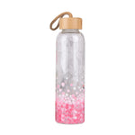 Eco Borosilicate Glass Cup with Bamboo Lid & Straw – Leakproof & Stylish