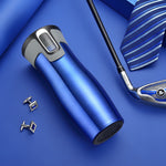 Shopall Nest Vacuum Insulated Stainless Steel Travel Mug – Thermal Water Bottle for Hot & Cold Drinks,