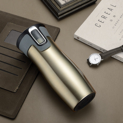 Shopall Nest Vacuum Insulated Stainless Steel Travel Mug – Thermal Water Bottle for Hot & Cold Drinks,
