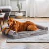 Mewoofun XL Dog Bed with Egg Crate Foam – Waterproof, Washable Cover for Large Dogs