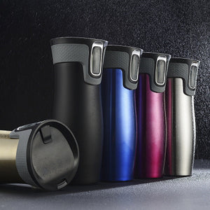 Shopall Nest Vacuum Insulated Stainless Steel Travel Mug – Thermal Water Bottle for Hot & Cold Drinks,