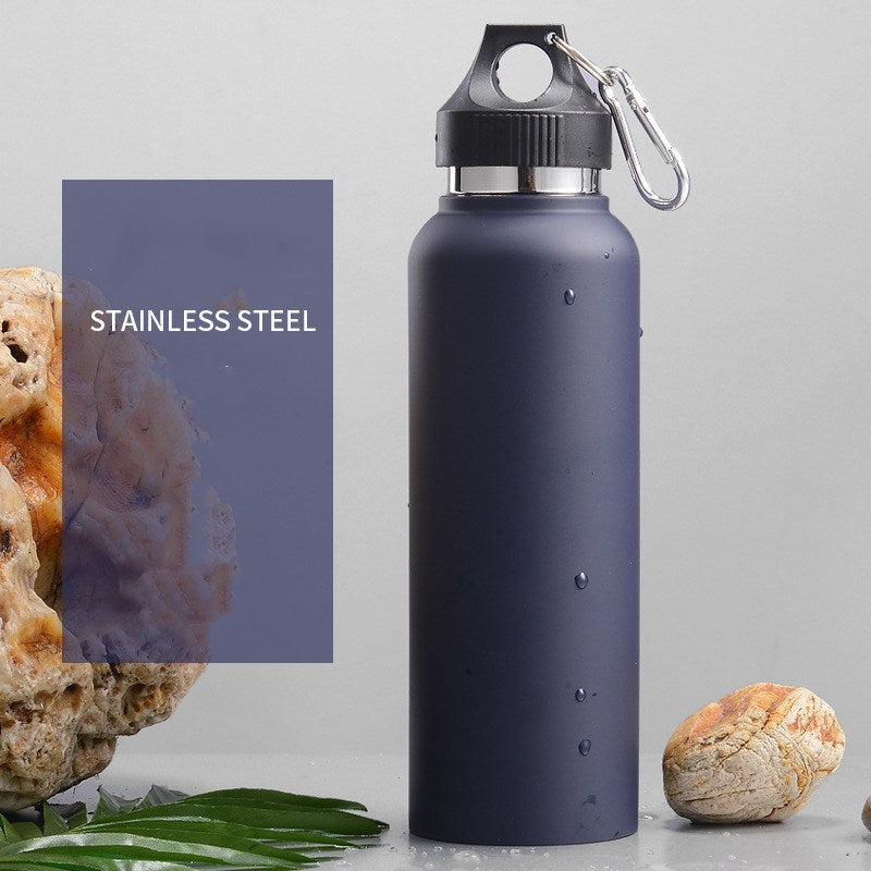 Double Wall Stainless Steel Vacuum Flask – Leakproof Thermos for Hot and Cold Drinks