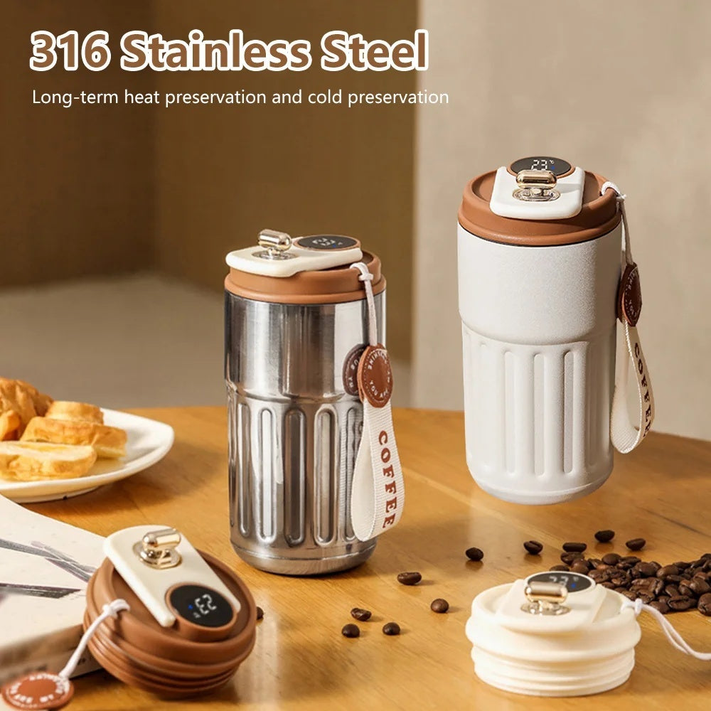 - Smart Digital Thermal Bottle with LED Temperature Display – Stainless Steel Flask for Hot & Cold Drinks
- Vacuum Insulated Mug – Smart Flask with Real-Time Temperature Display
- 450ml Stainless Steel Water Bottle – Travel Coffee Bottle – Hot and Cold Beverage Container
