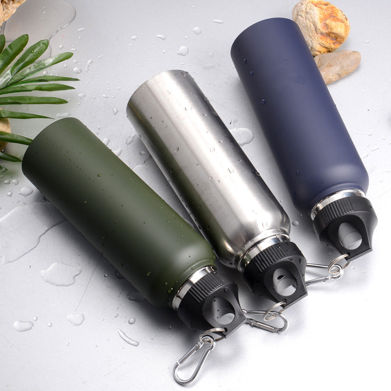 Wide Mouth Thermos Bottle for Easy Pouring and Cleaning – Silver Finish
