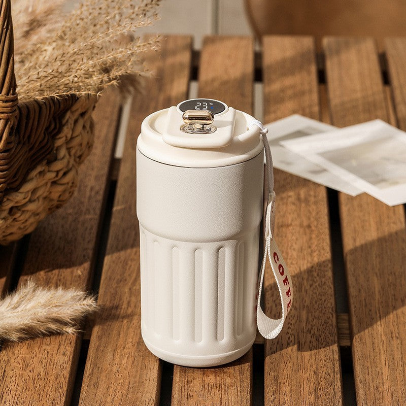 - Smart Digital Thermal Bottle with LED Temperature Display – Stainless Steel Flask for Hot & Cold Drinks
- Vacuum Insulated Mug –  at the perfect temperature. Whether you need a travel coffee bottle for work, an eco-friendly stainless steel flask for the gym, or a temperature display bottle for your daily hydration—this smart thermal bottle has you covered.

Key Features:
- 450ml vacuum insulated mug
- LED water bottle with real-time temperature display
- Hot and cold beverage container for every adventure